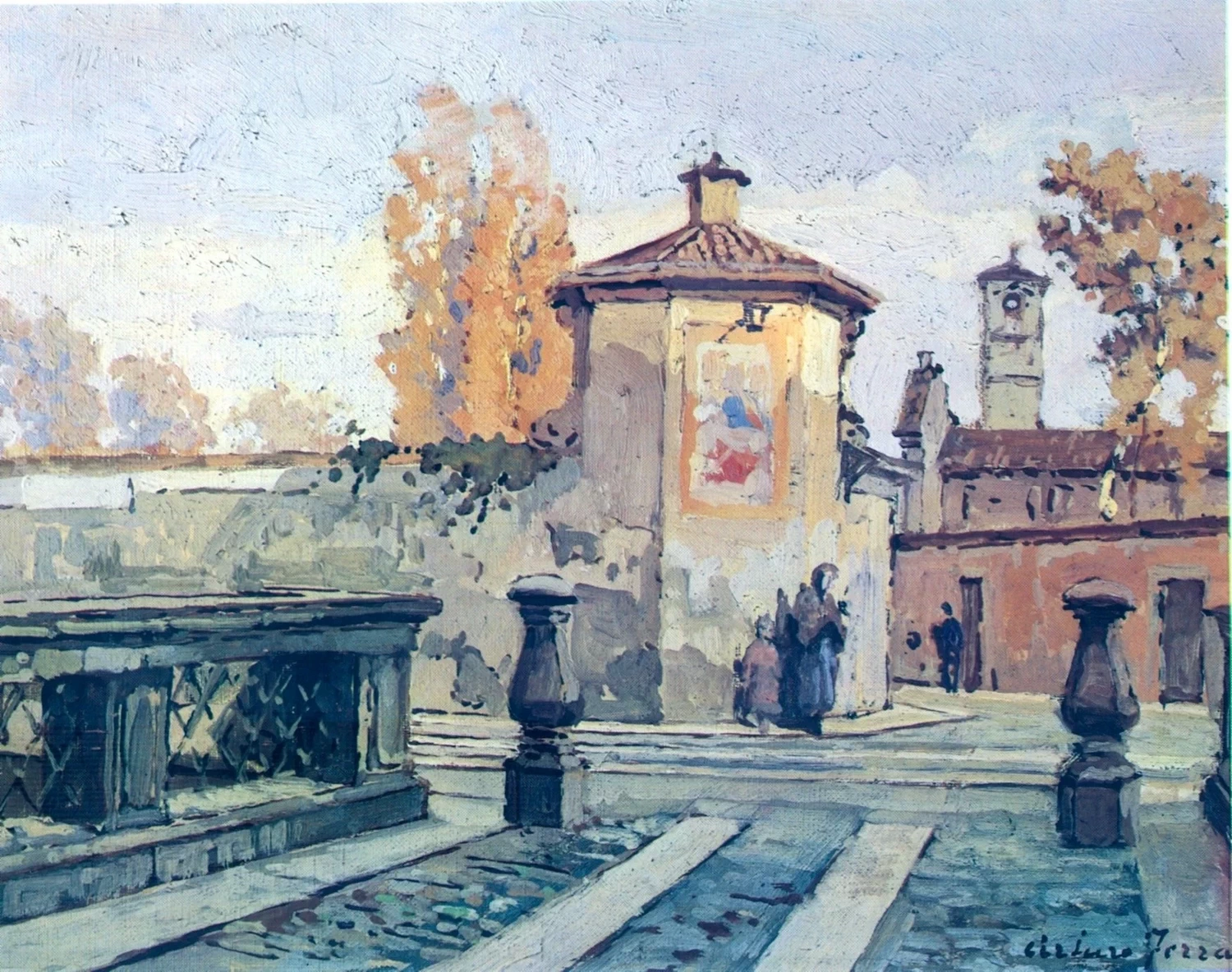 Ponte dell'Ospedale Maggiore in via Francesco Sforza